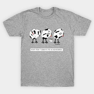 What Deaf Turkeys Do In November T-Shirt